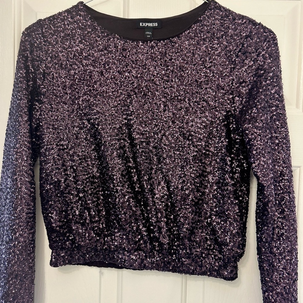 NWT Express Glitter Top